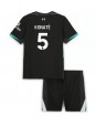 Liverpool Ibrahima Konate #5 Replika Borta Kläder Barn 2024-25 Kortärmad (+ byxor)